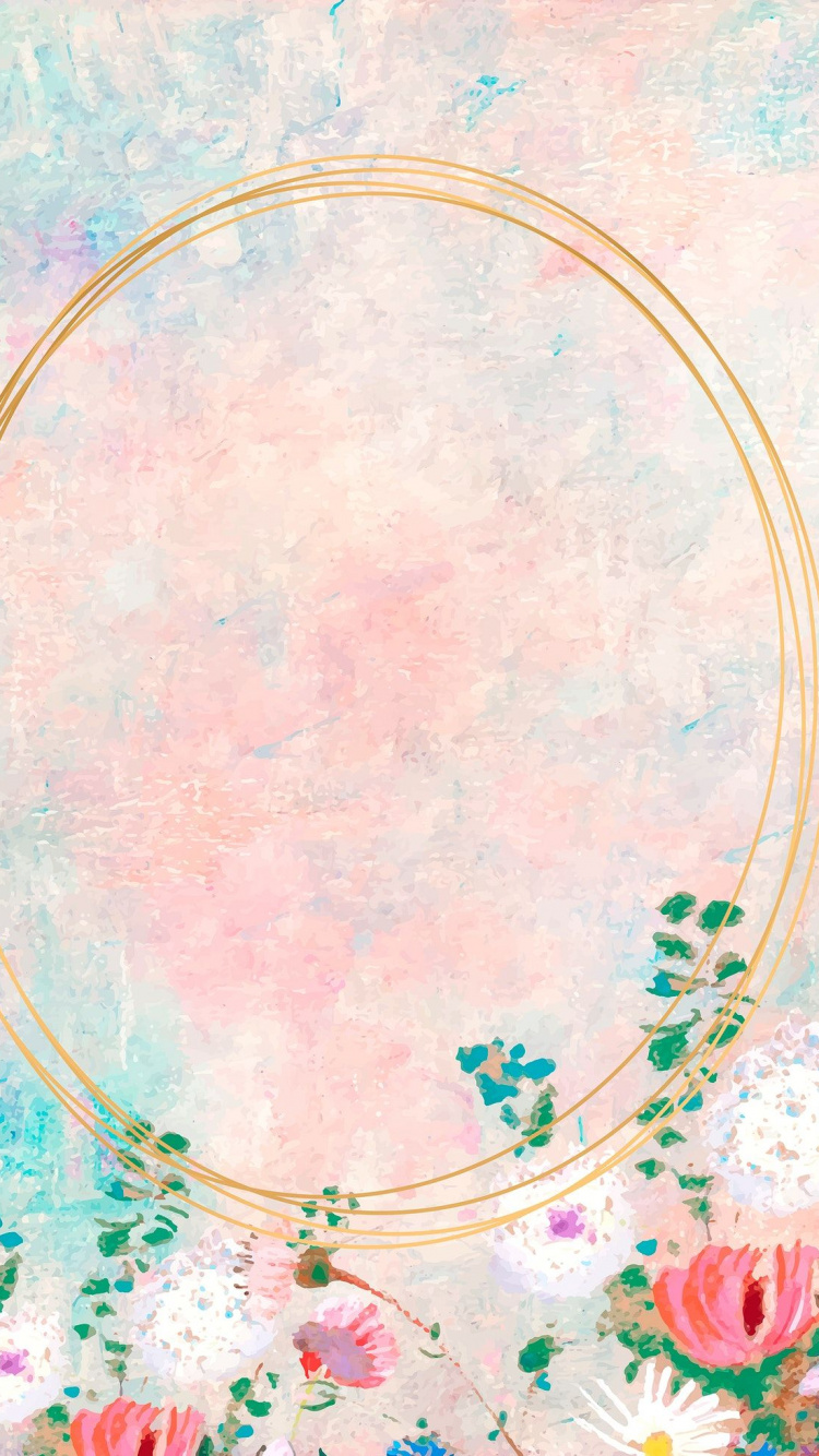 Обои масляная краска, арт, иллюстрация, акриловая краска, акварельная живопись в разрешении 750x1334