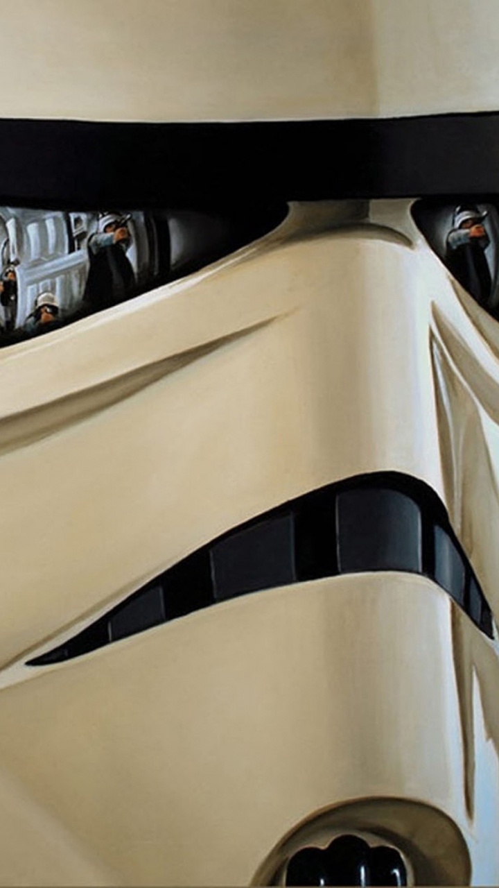 Обои штурмовик, звездные войны, шлем, головной убор, художественная выставка в разрешении 720x1280