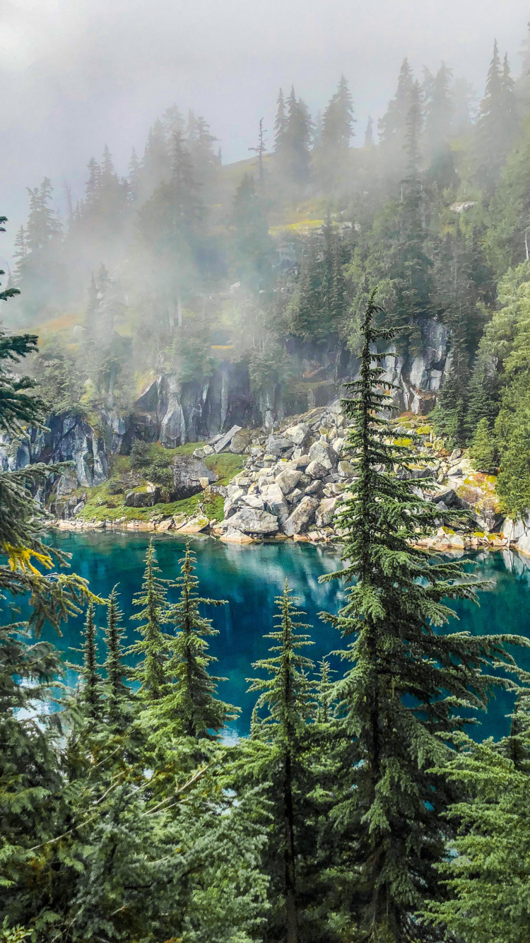 Обои природа, дикая местность, вода, гидроресурсы, облако в разрешении 750x1334