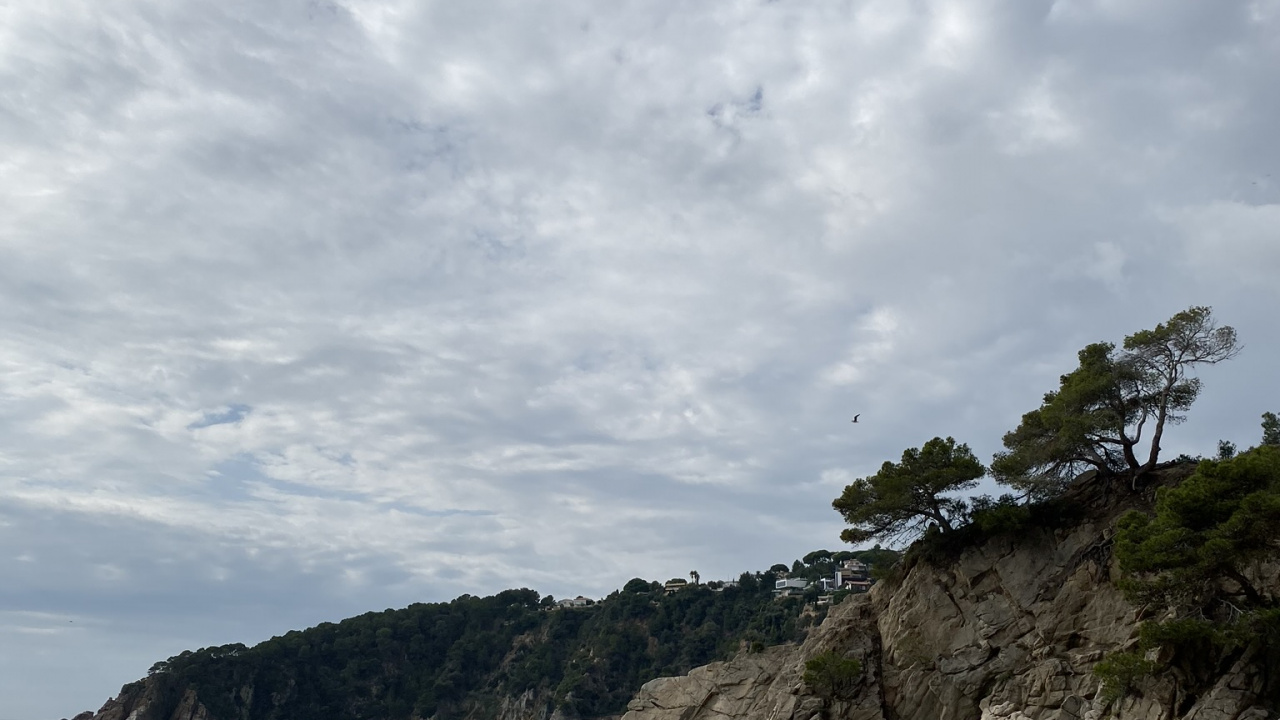 Обои побережье, вода, берег, облако, Банк в разрешении 1280x720