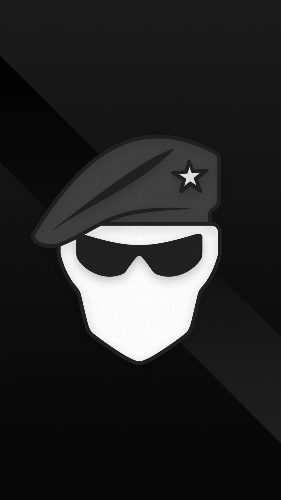 Обои лого, линия, монохромный, угол, черный и белый в разрешении 1080x1920