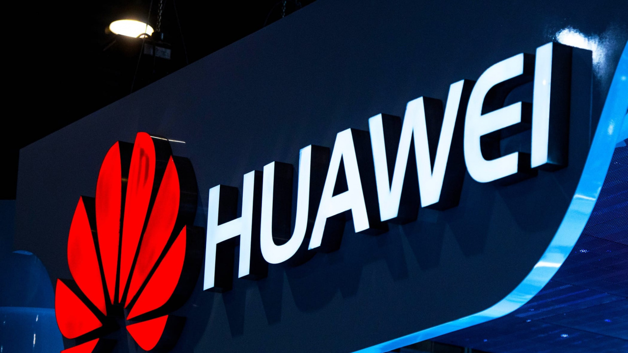 Обои Huawei, смартфон, лого, неон, вывеска в разрешении 1280x720