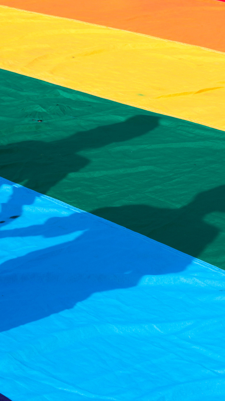 Обои синий, зеленый, бирюза, желтый, лазурный в разрешении 750x1334