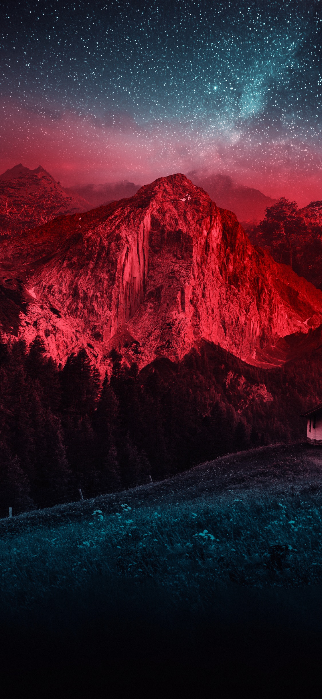 Обои природа, атмосфера, гора, мир, природный ландшафт в разрешении 1125x2436