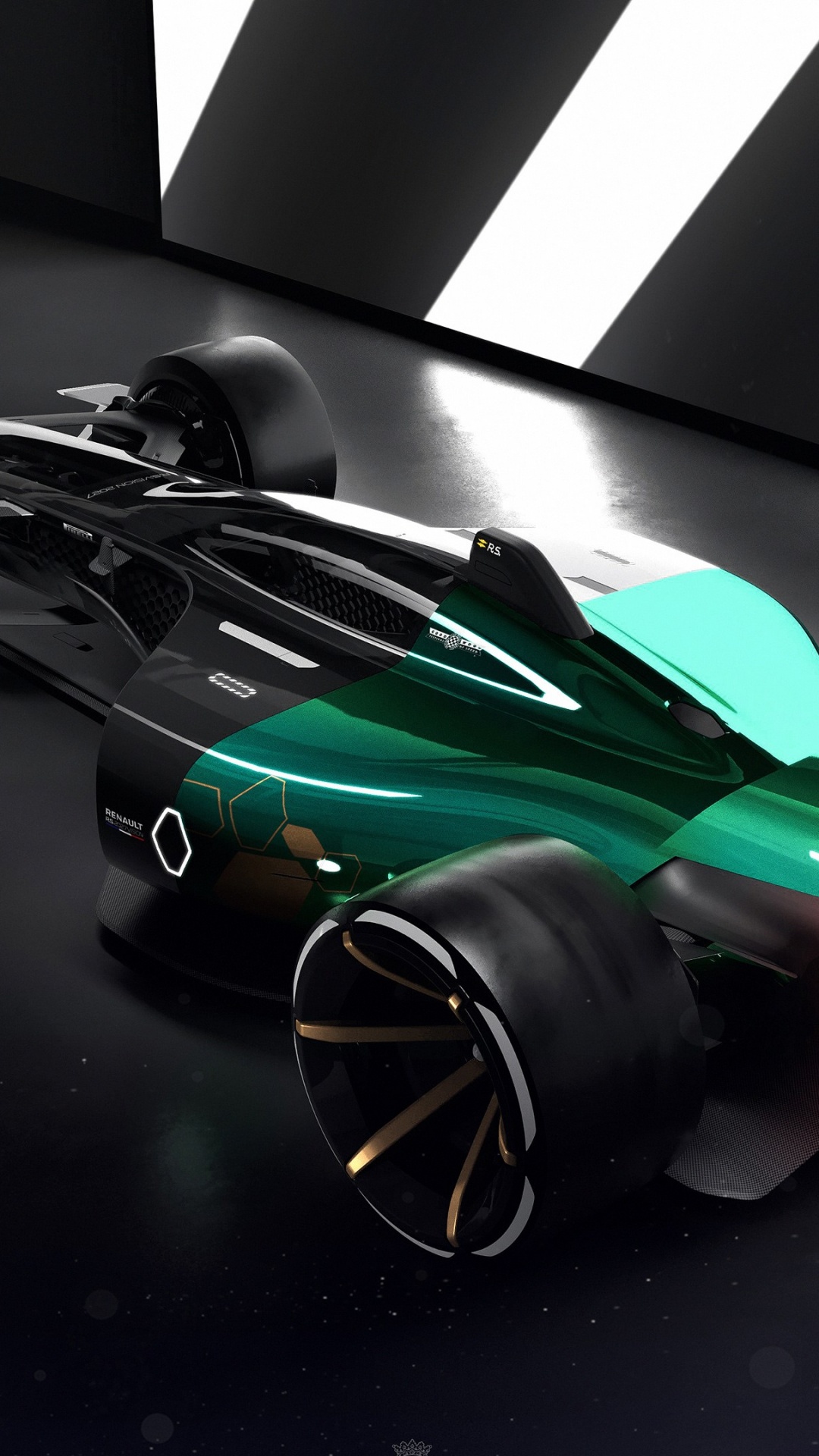 Обои Renault Formula One концепт, renault mgane rs, Renault Group, команда renault f1, Формула 1 в разрешении 1080x1920