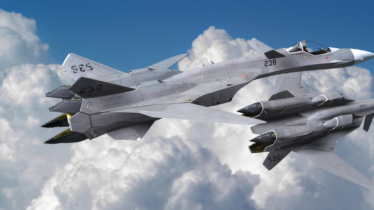 Обои макросс, самолеты, самолет, военный самолет, воздушные силы в разрешении 1280x720