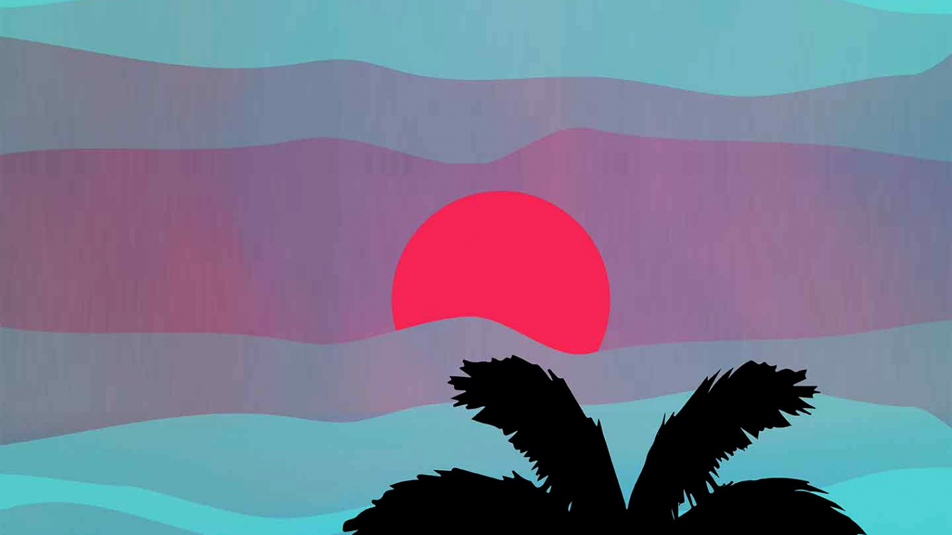 Обои визуальное искусство, свет, лазурный, зеленый, природа в разрешении 1366x768