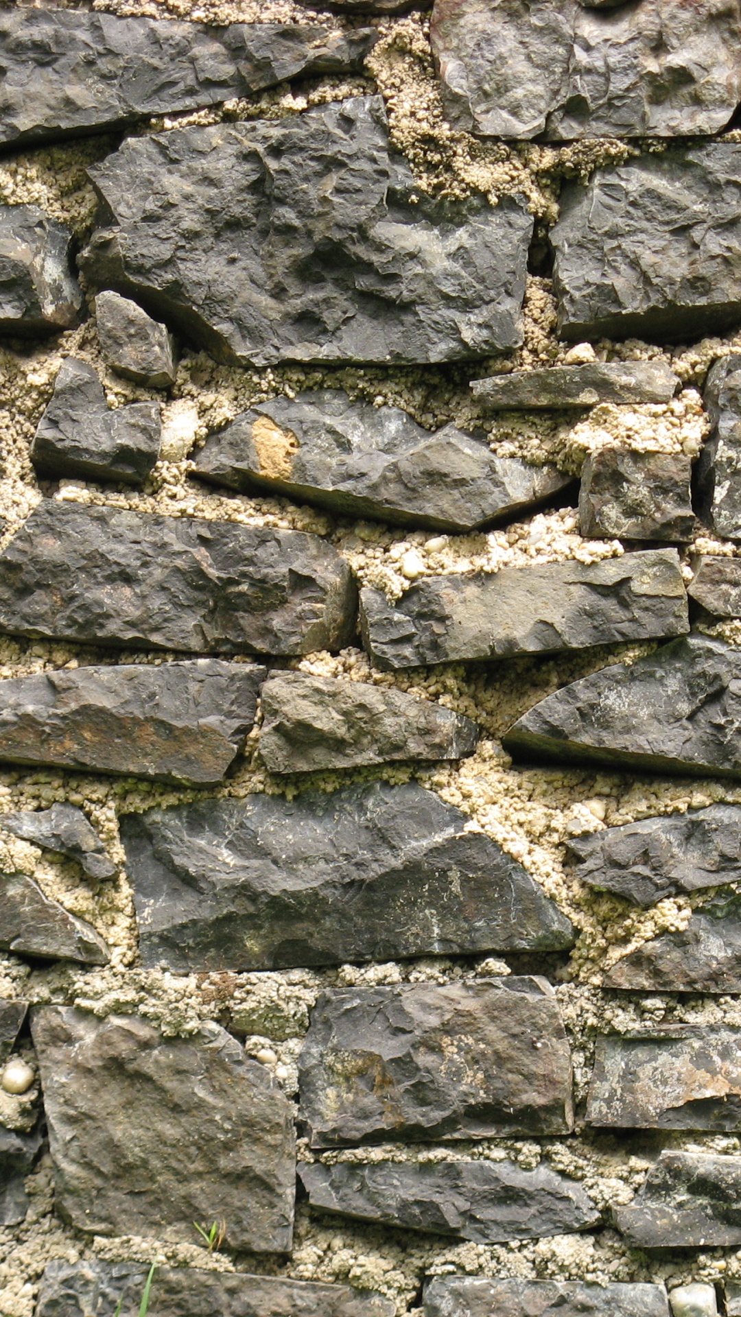 Обои каменная стена, стена, текстура, рок, базальт в разрешении 1080x1920