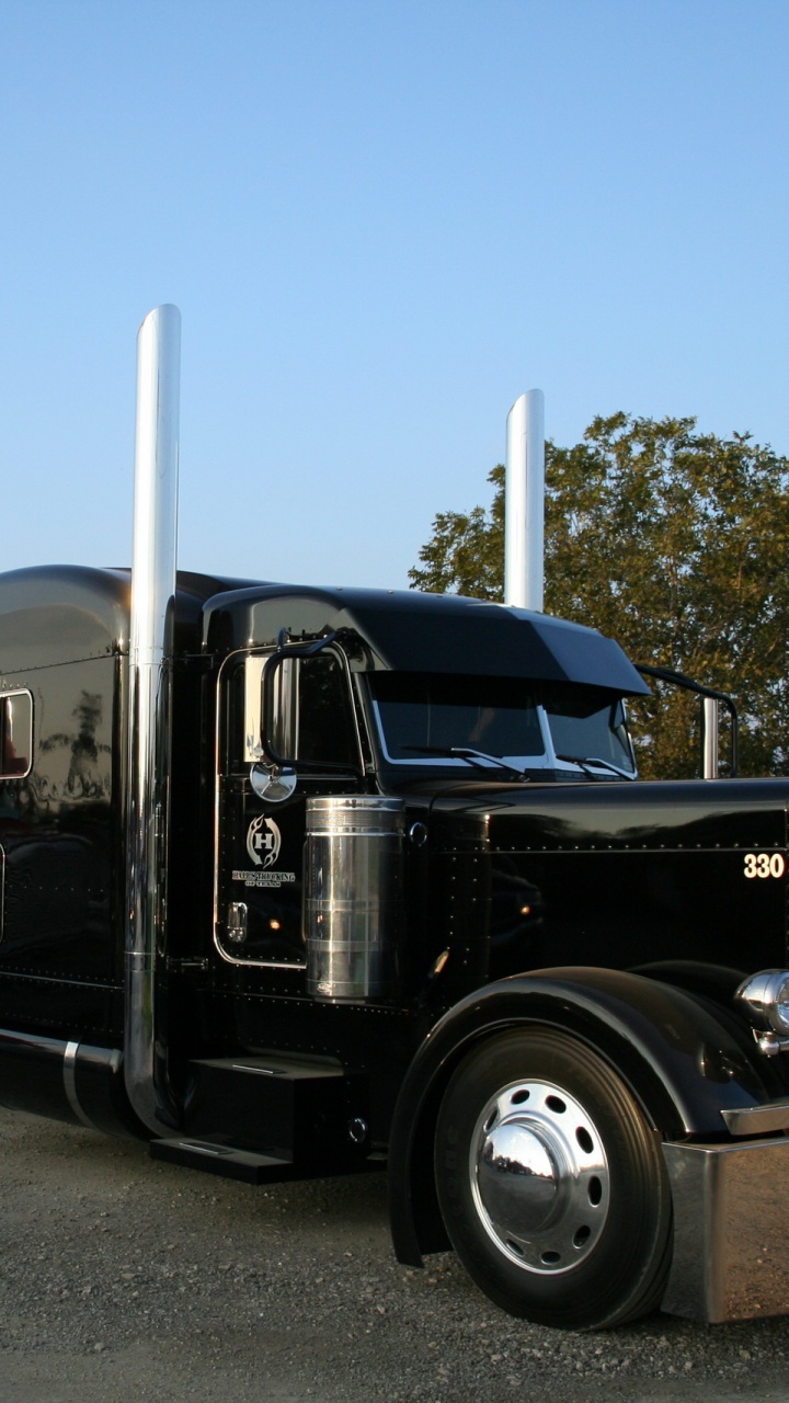Обои большегруз, грузовик, транспорт, трейлер тележки, авто в разрешении 720x1280