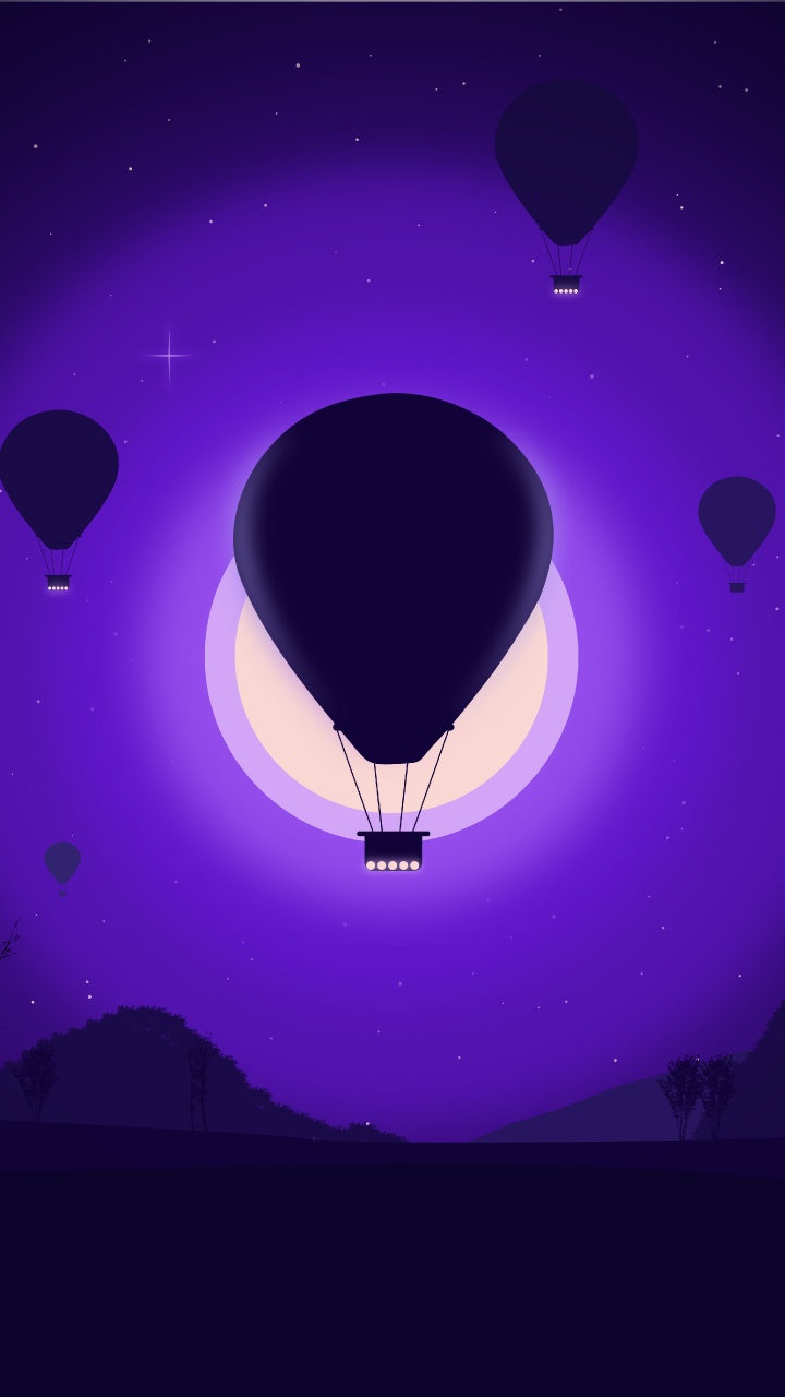 Обои графический дизайн, пурпур, Фиолетовый, атмосфера, иллюстрация в разрешении 720x1280