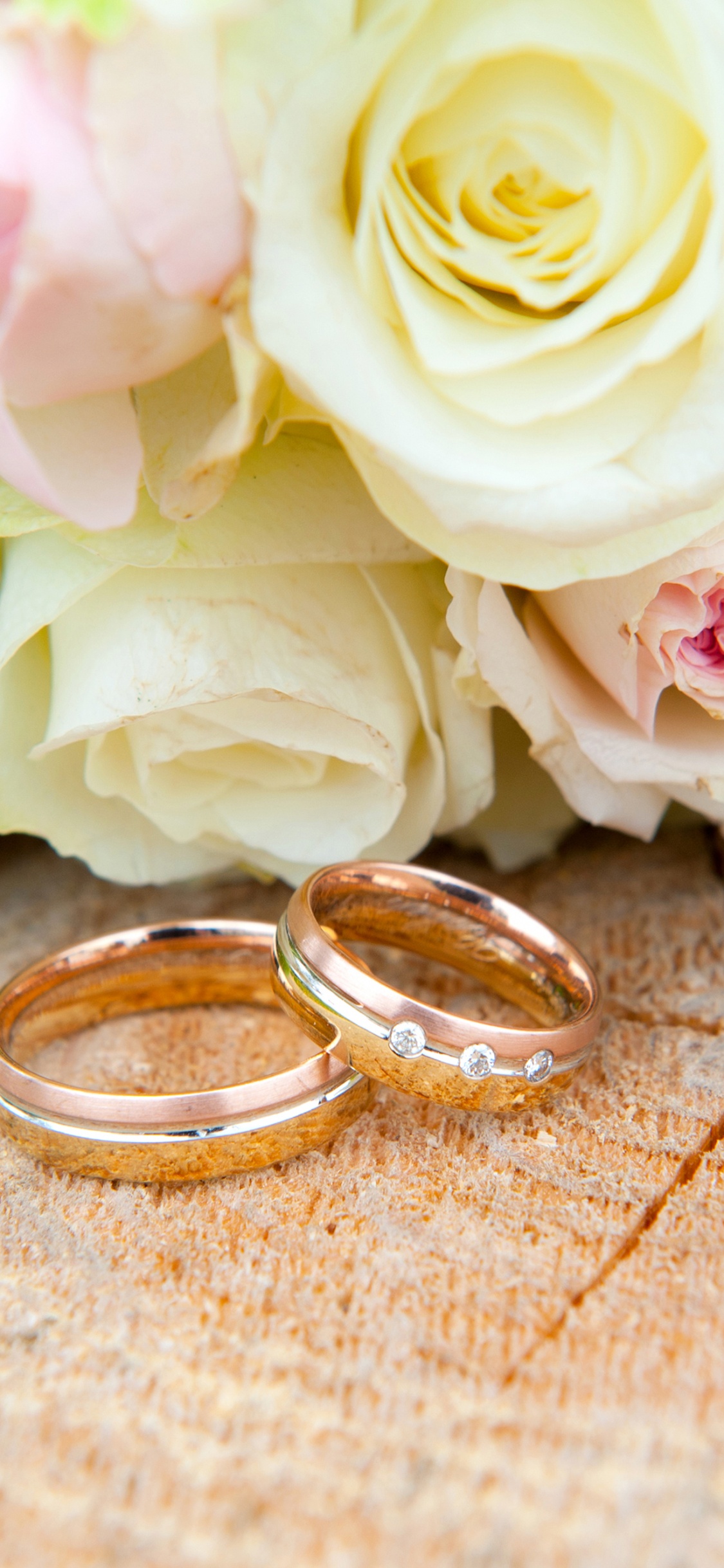 Обои годовщина свадьбы, свадьба, годовщина, цветочный букет, букет в разрешении 1125x2436