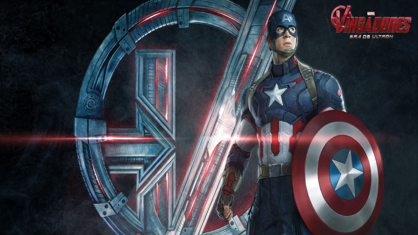 Обои Капитан Америка, Мстители эра альтрона, Железный человек, мститель, супергерой в разрешении 1366x768