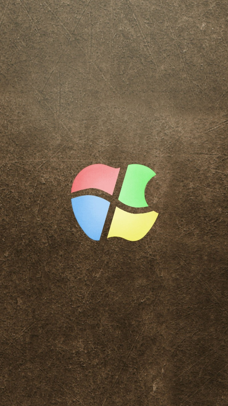 Обои лого, графика, шрифт, apple, windows в разрешении 750x1334