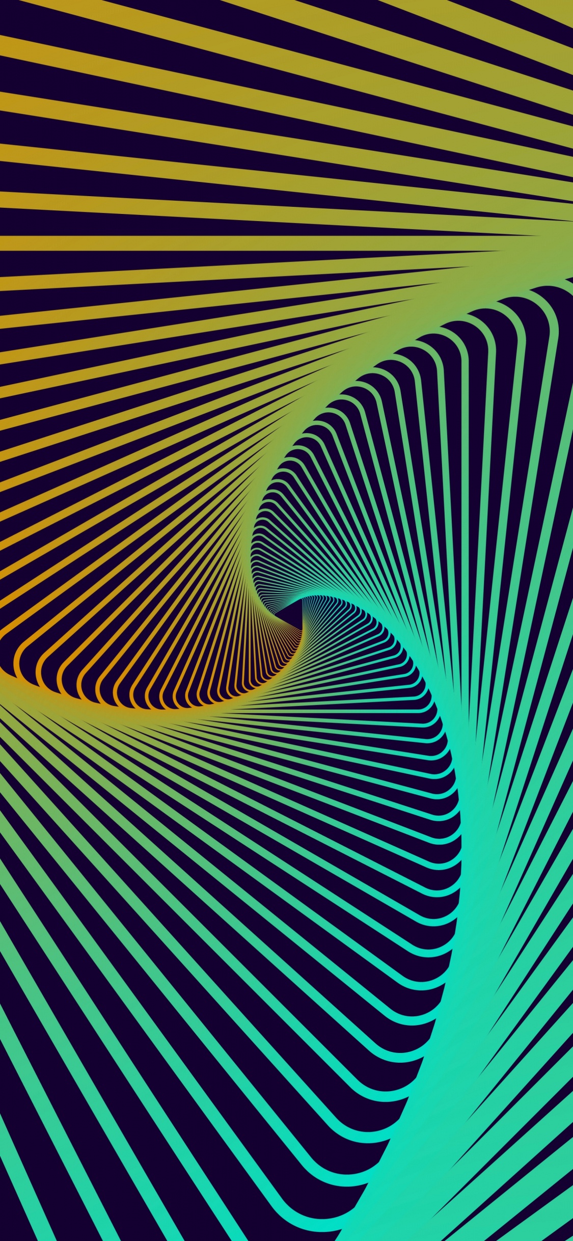 Обои визуальное искусство, быть проданным, лазурный, арт, линия в разрешении 1125x2436