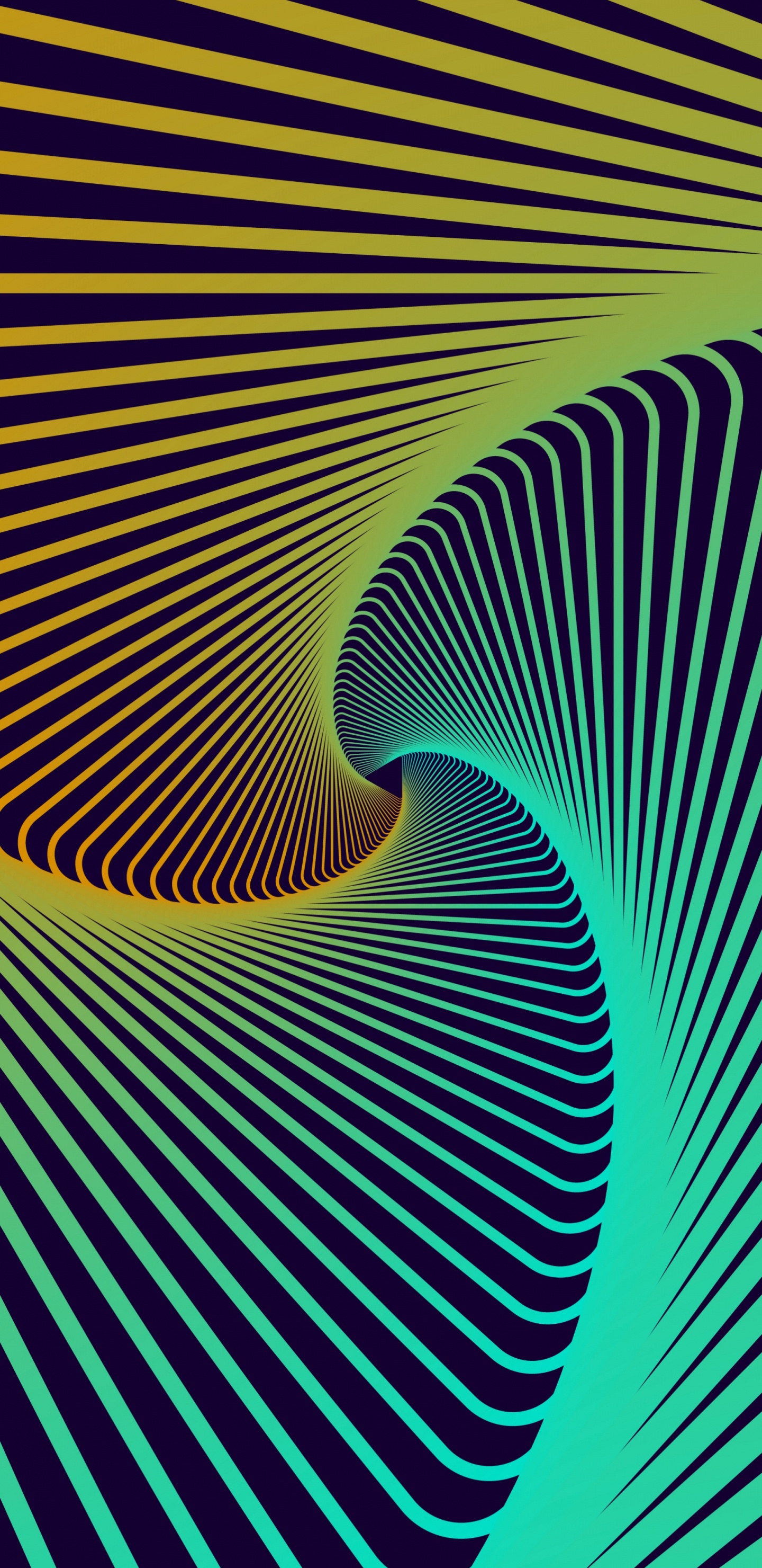 Обои визуальное искусство, быть проданным, лазурный, арт, линия в разрешении 1440x2960