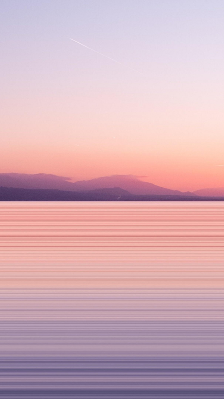 Обои горизонт, вода, атмосфера, гидроресурсы, облако в разрешении 750x1334