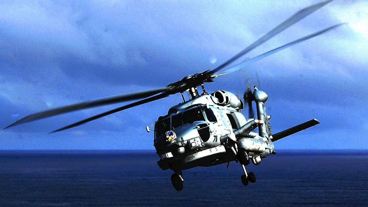 Обои винтокрылая машина, вертолет, Сикорский СН-53 Кбит Король жеребец, военный вертолет, самолеты Сикорского в разрешении 1280x720