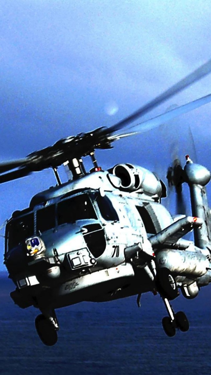 Обои винтокрылая машина, вертолет, Сикорский СН-53 Кбит Король жеребец, военный вертолет, самолеты Сикорского в разрешении 720x1280