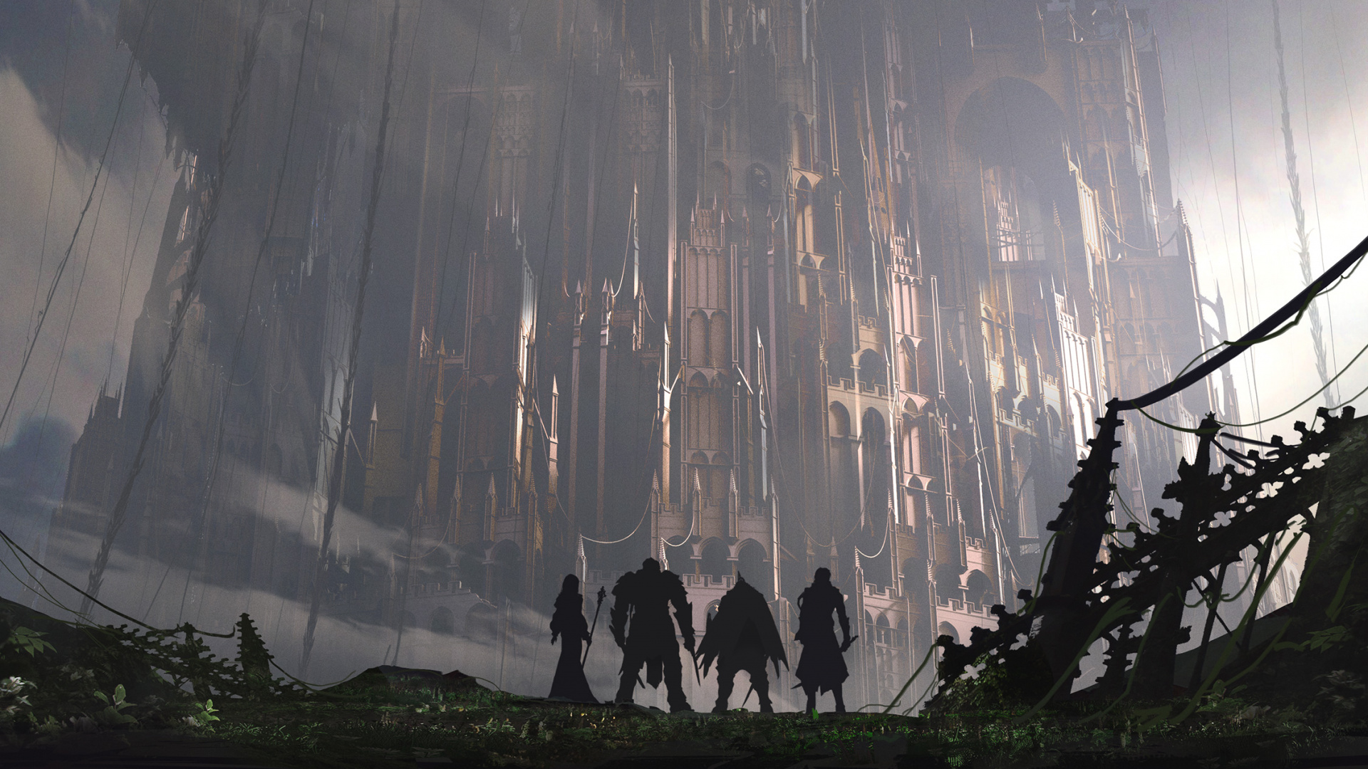 Обои Падение Вавилона, PlatinumGames, playstation 4, дерево, атмосфера в разрешении 1920x1080