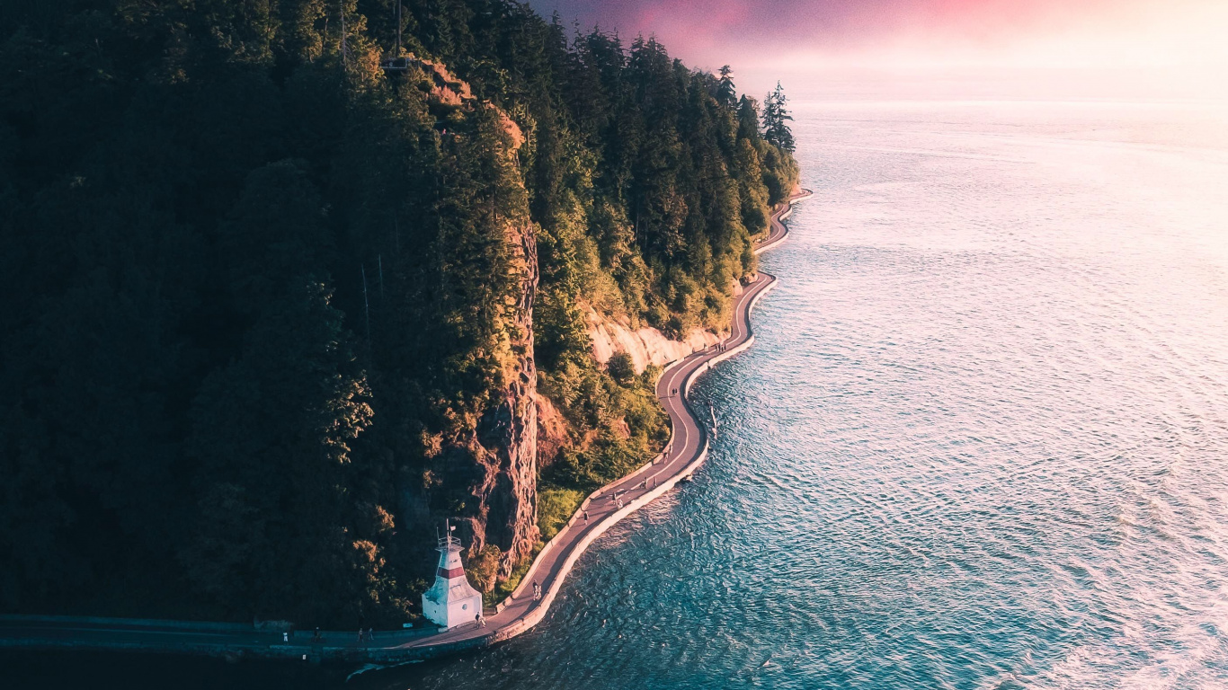 Обои природа, море, синий, побережье, океан в разрешении 1366x768