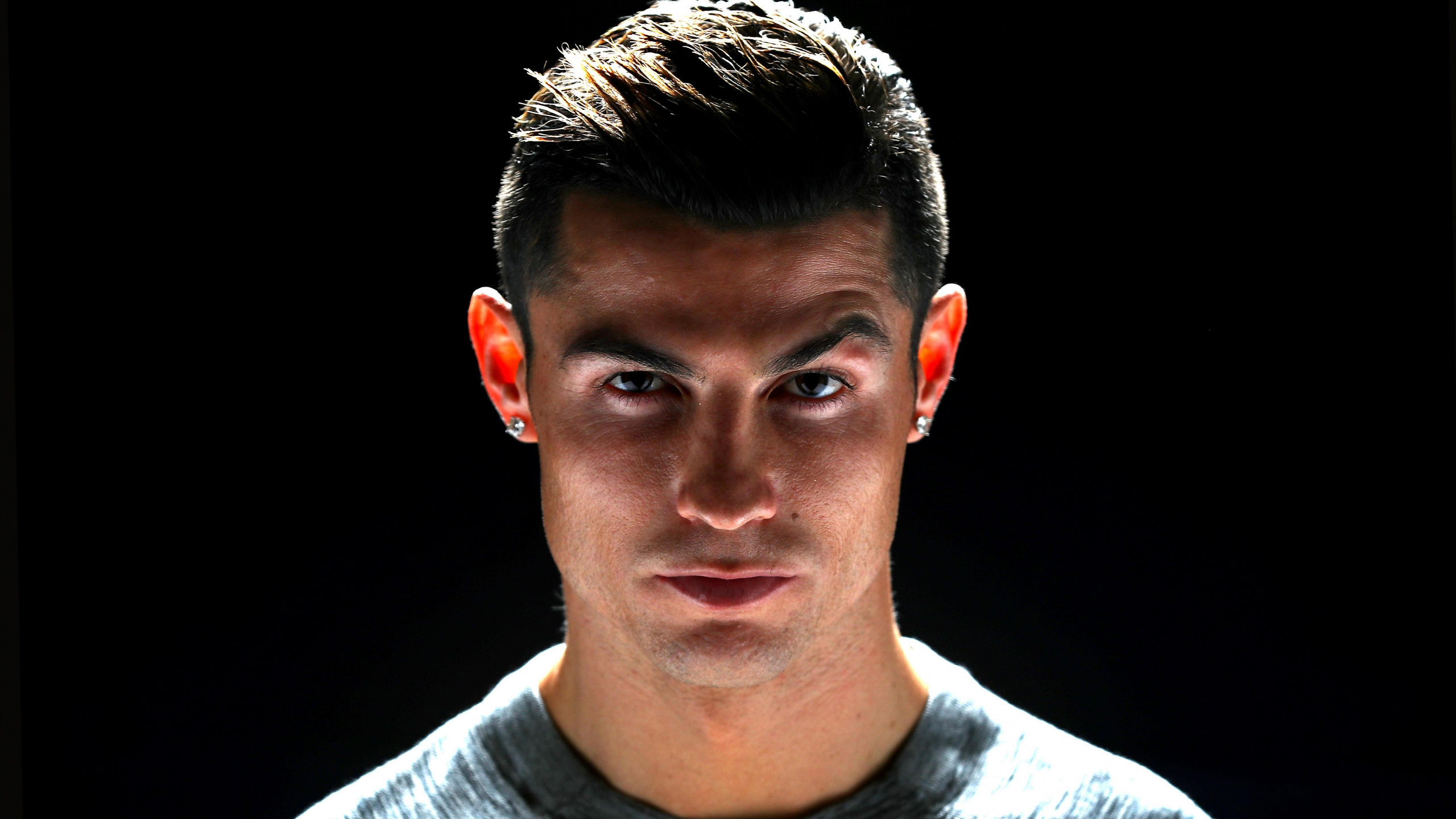 Обои Кристиано Роналдо, Ювентус ФК, волосы, лицо, лоб в разрешении 2560x1440