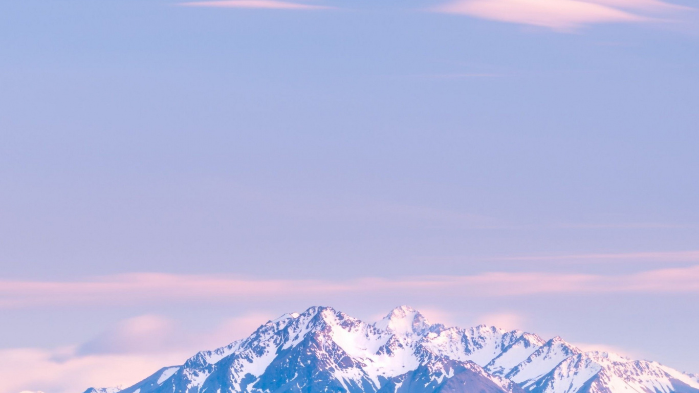 Обои озеро текапо, гора, Озеро Мэтисон, природа, Огао в разрешении 1366x768