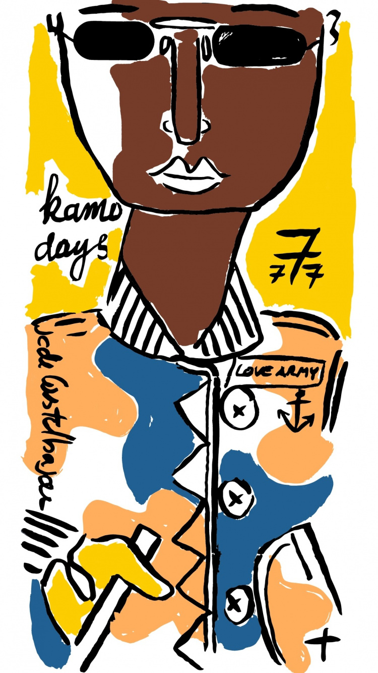 Обои OnePlus 5, картинка, желтый, Апельсин, арт в разрешении 750x1334