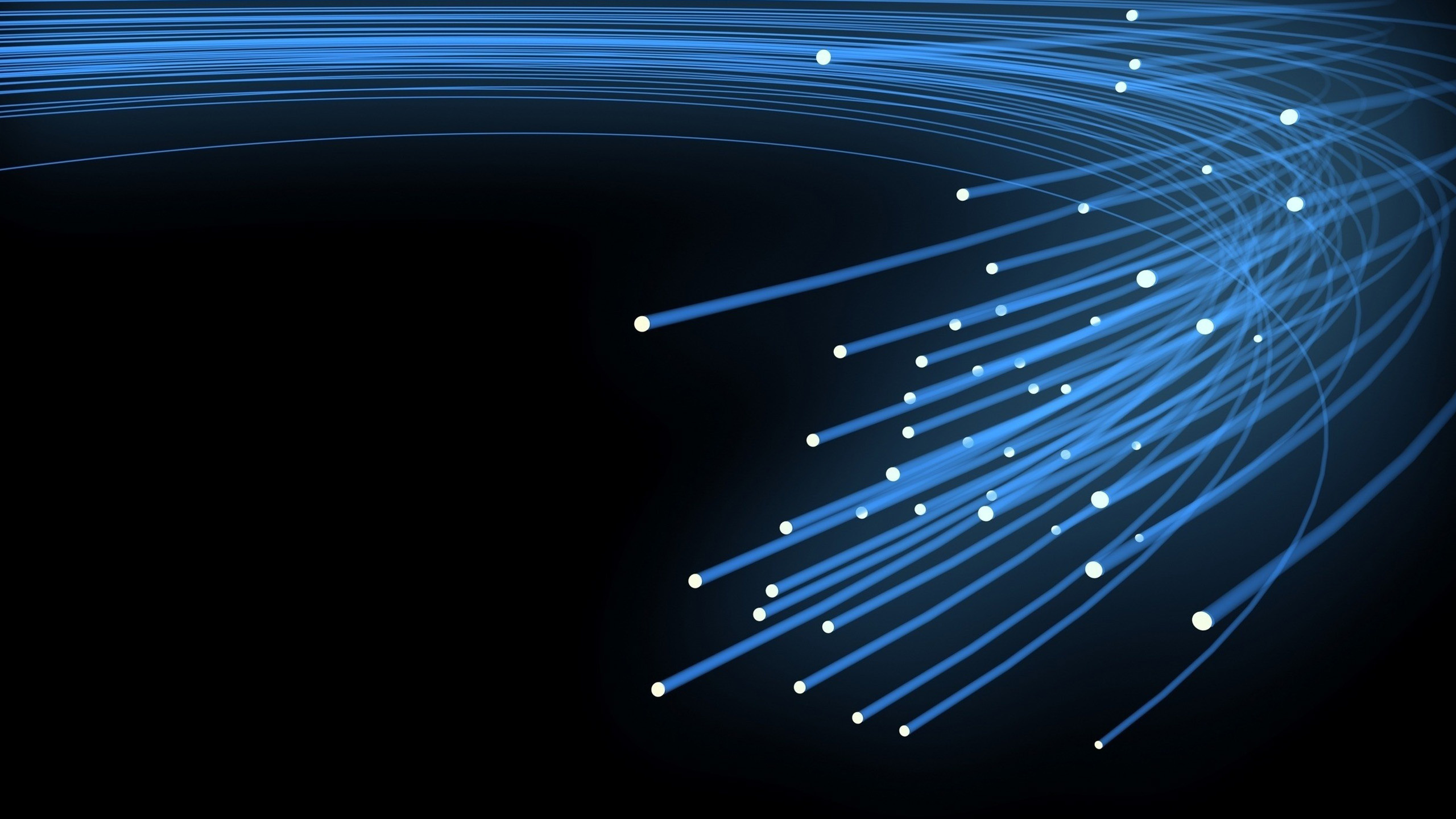 Обои свет, линия, атмосфера, технологии, космос в разрешении 2560x1440