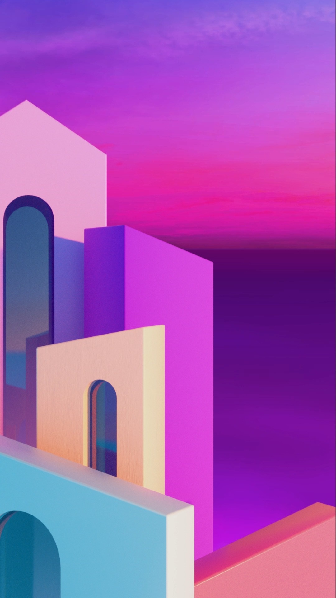 Обои LG, LG Wing, смартфон, андроид, пурпур в разрешении 1080x1920