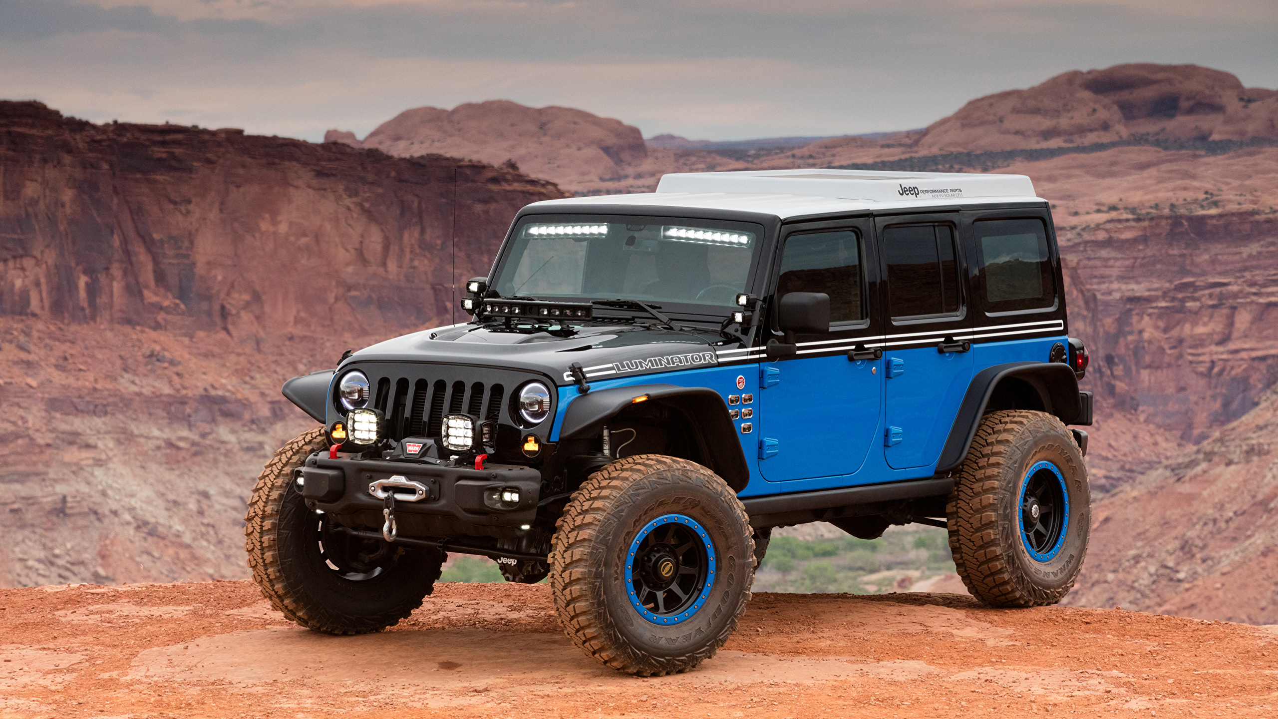 Обои джип, авто, jeep wrangler, Офф-роуд, автомобиль концепции в разрешении 2560x1440