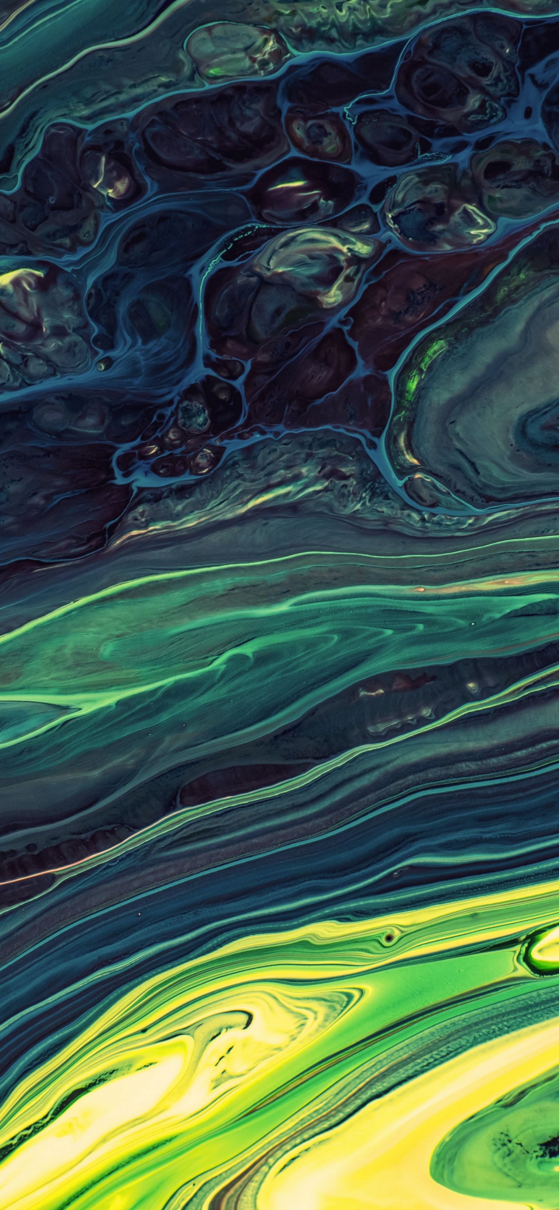 Обои абстрактное искусство, арт, живопись, Исаак Элтон, артист в разрешении 1125x2436