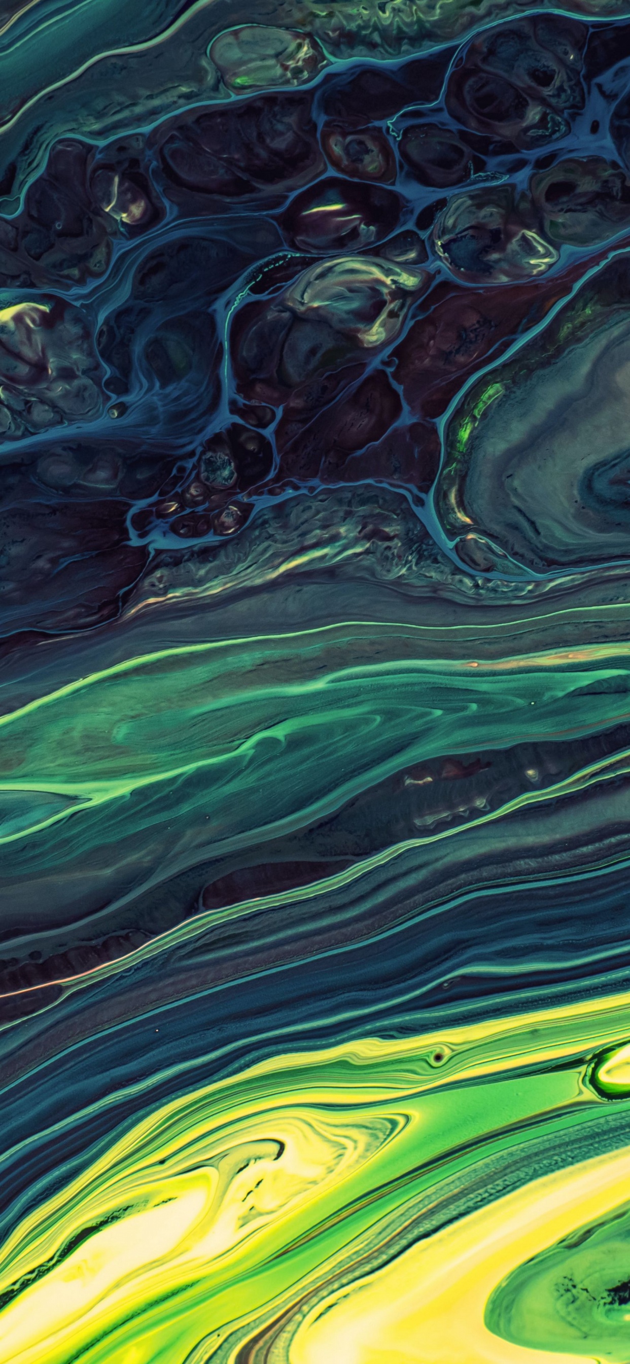 Обои абстрактное искусство, арт, живопись, Исаак Элтон, артист в разрешении 1242x2688