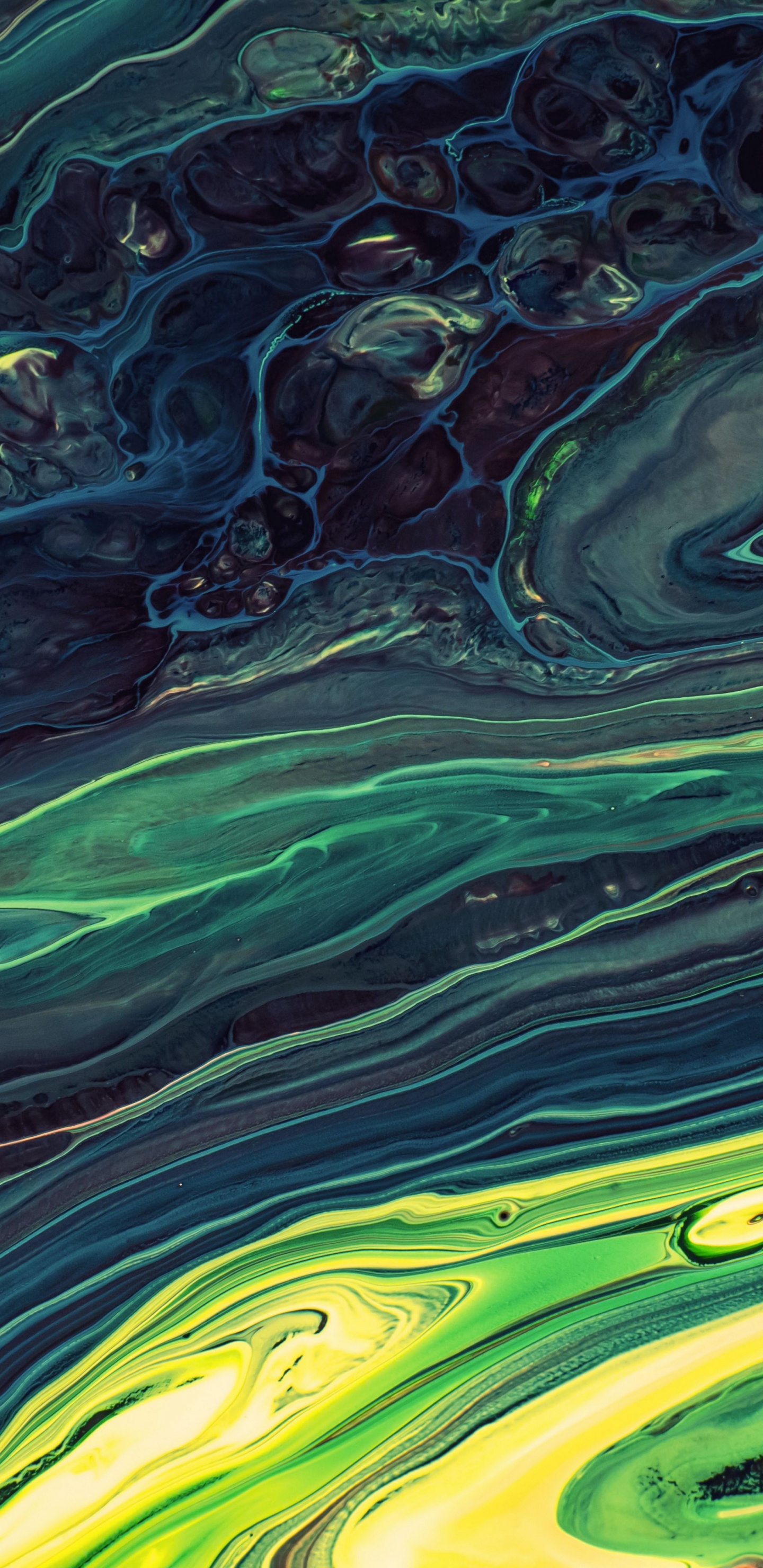 Обои абстрактное искусство, арт, живопись, Исаак Элтон, артист в разрешении 1440x2960