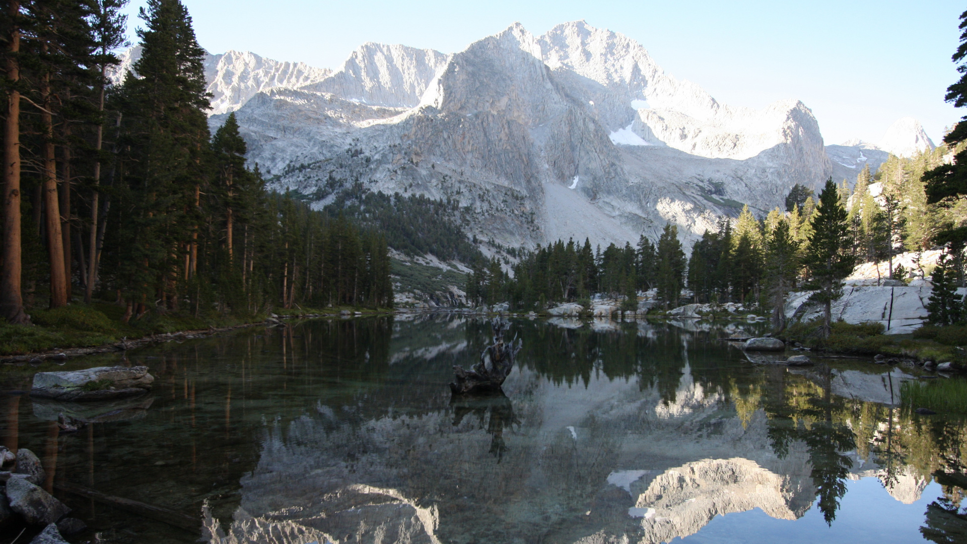 Обои природа, национальный парк, парк, озеро, йосемитский национальный парк в разрешении 1920x1080
