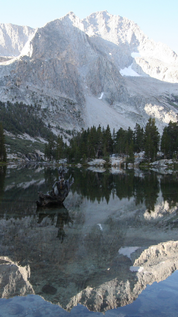 Обои природа, национальный парк, парк, озеро, йосемитский национальный парк в разрешении 750x1334