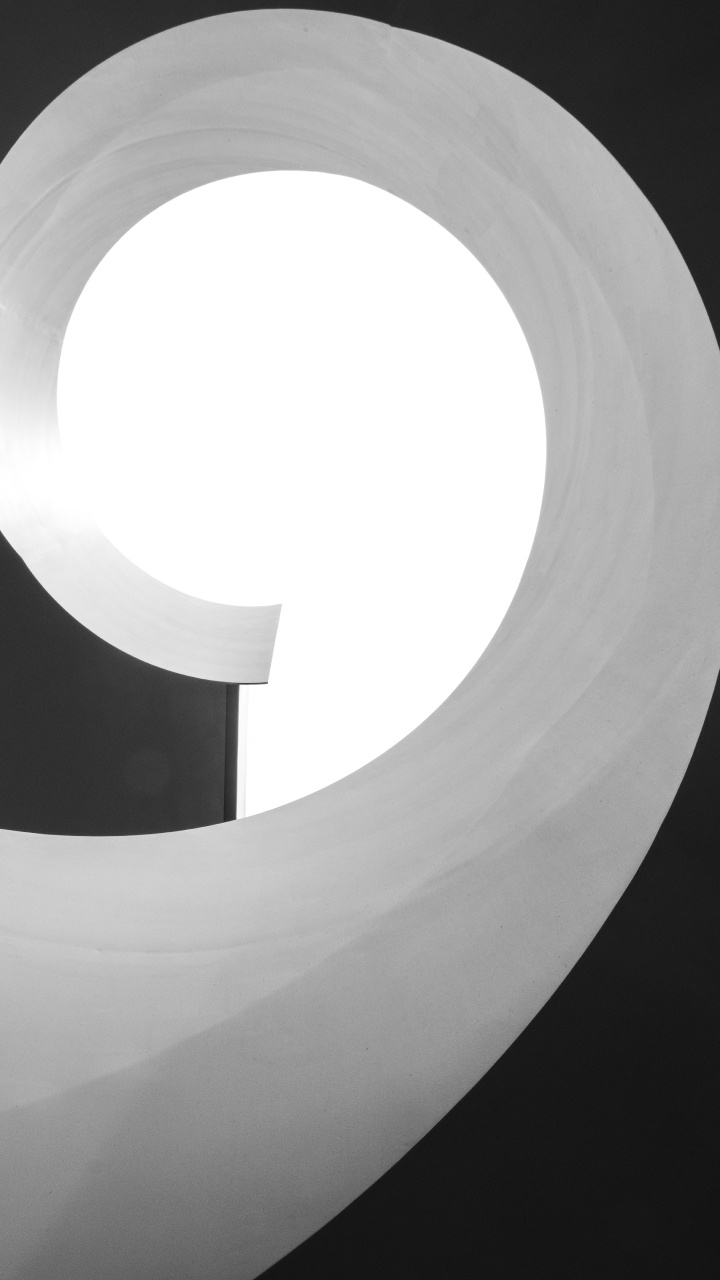 Обои дизайн, круг, арт, минимализм, свет в разрешении 720x1280