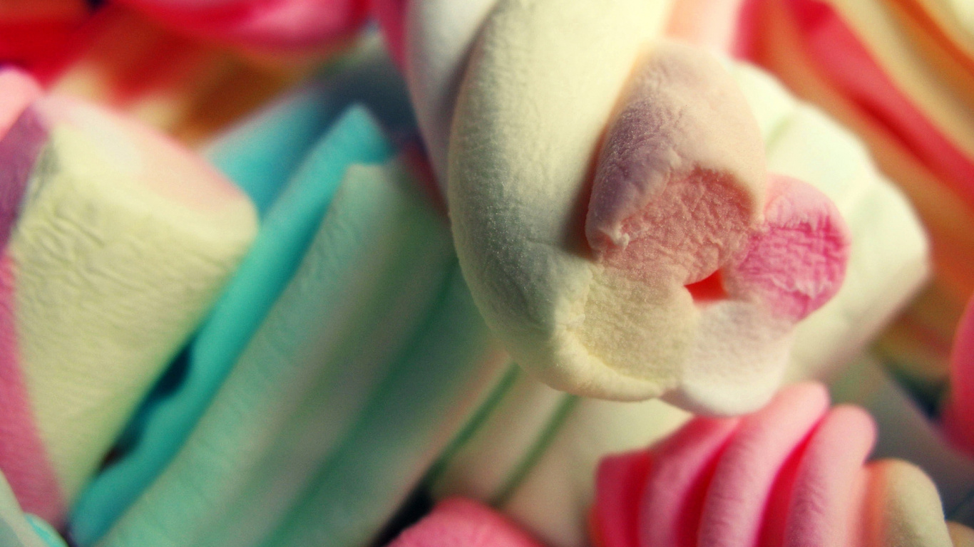 Обои розовый, лепесток, кондитерские изделия, сладость, ткань в разрешении 1366x768