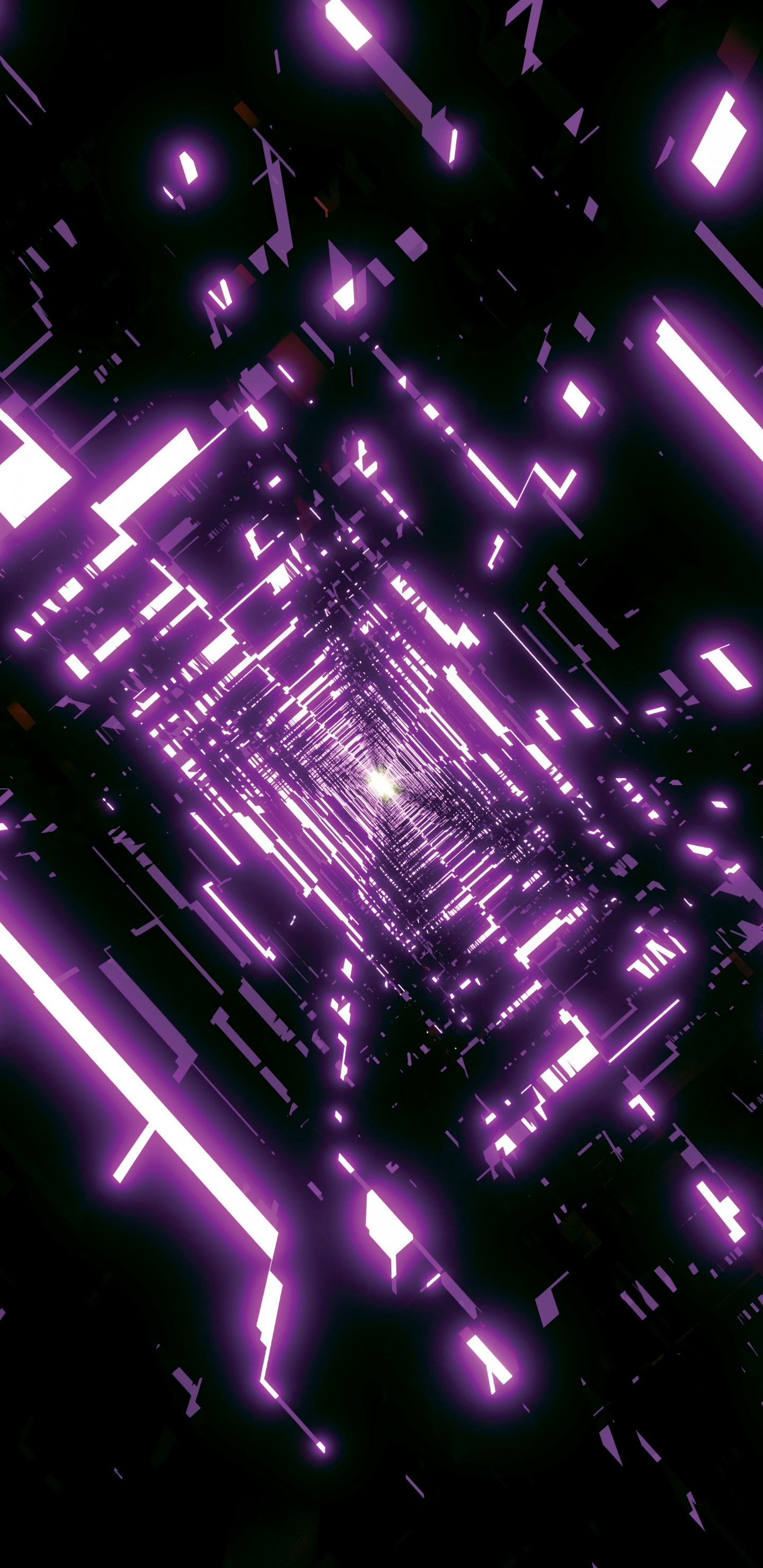 Обои пурпур, Фиолетовый, свет, розовый, освещение в разрешении 1440x2960