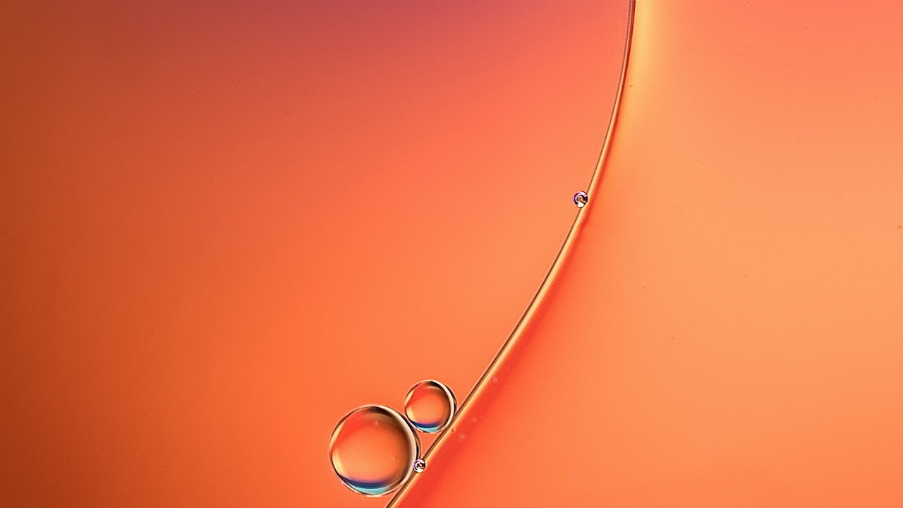 Обои Оранжевый цвет, вода, Янтарь, полутона и оттенки, пурпурный цвет в разрешении 1280x720