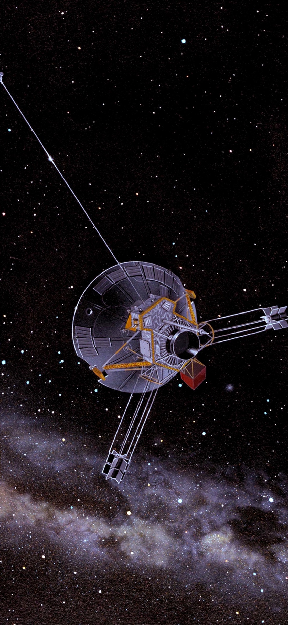 Обои Пионер-10, Программа Пионер, Программа Вояджер, НАСА, Пионер-11 в разрешении 1125x2436