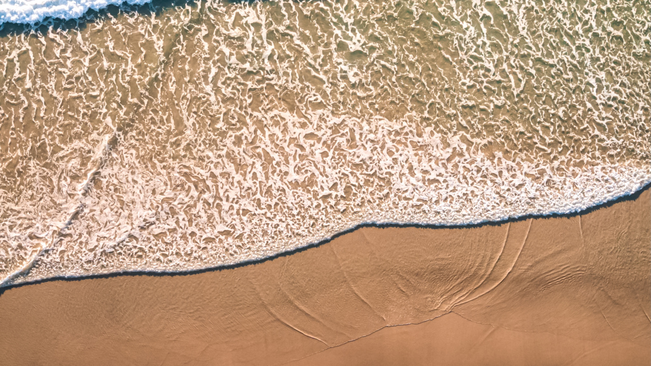 Обои пляж, песок, Шол Бэй Бич, вода, лазурный в разрешении 1280x720