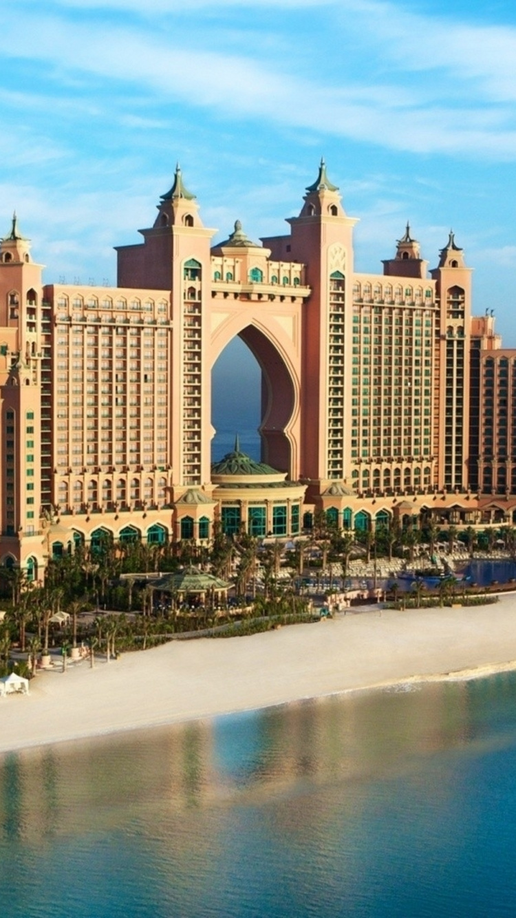 Обои город, городской пейзаж, линия горизонта, туризм, море в разрешении 750x1334