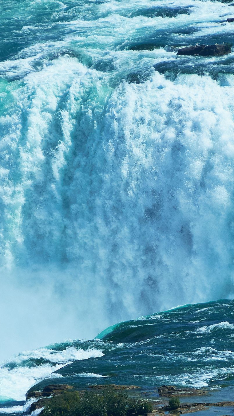 Обои гидроресурсы, водоем, вода, водопад, природа в разрешении 750x1334