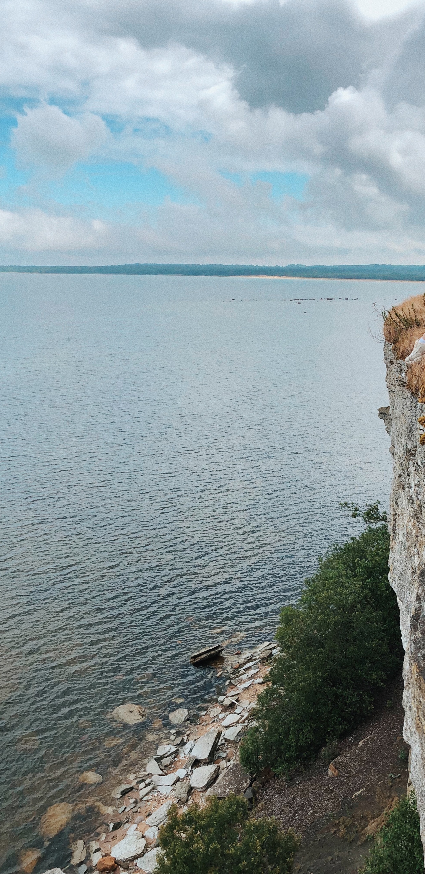 Обои море, водоем, побережье, Банк, Люди в природе в разрешении 1440x2960