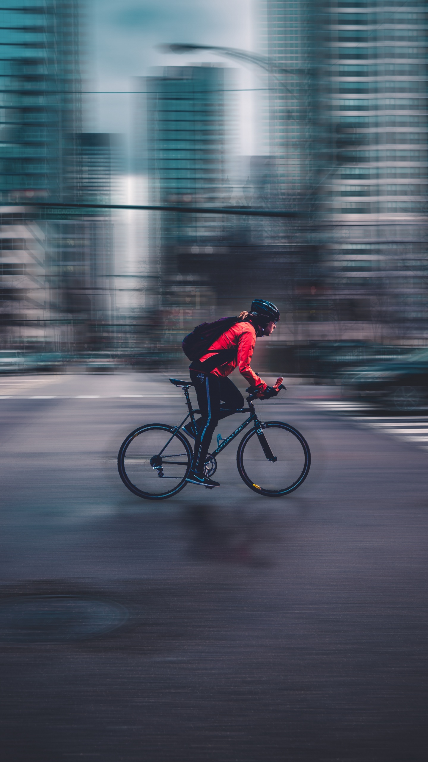 Обои велосипед, дорожный велосипед, Велоспорт, велосипедный шлем, велосипедный спорт в разрешении 1440x2560