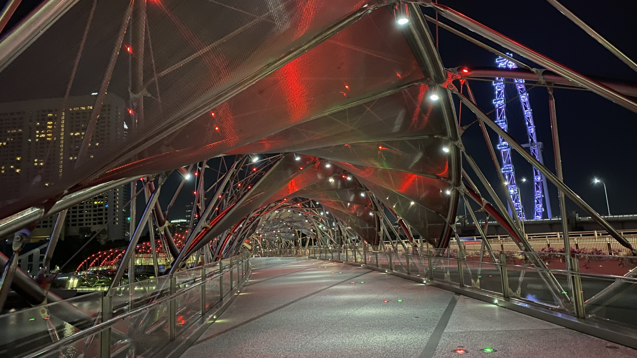 Обои достопримечательность, ночь, инфраструктура, электричество, полночь в разрешении 1280x720