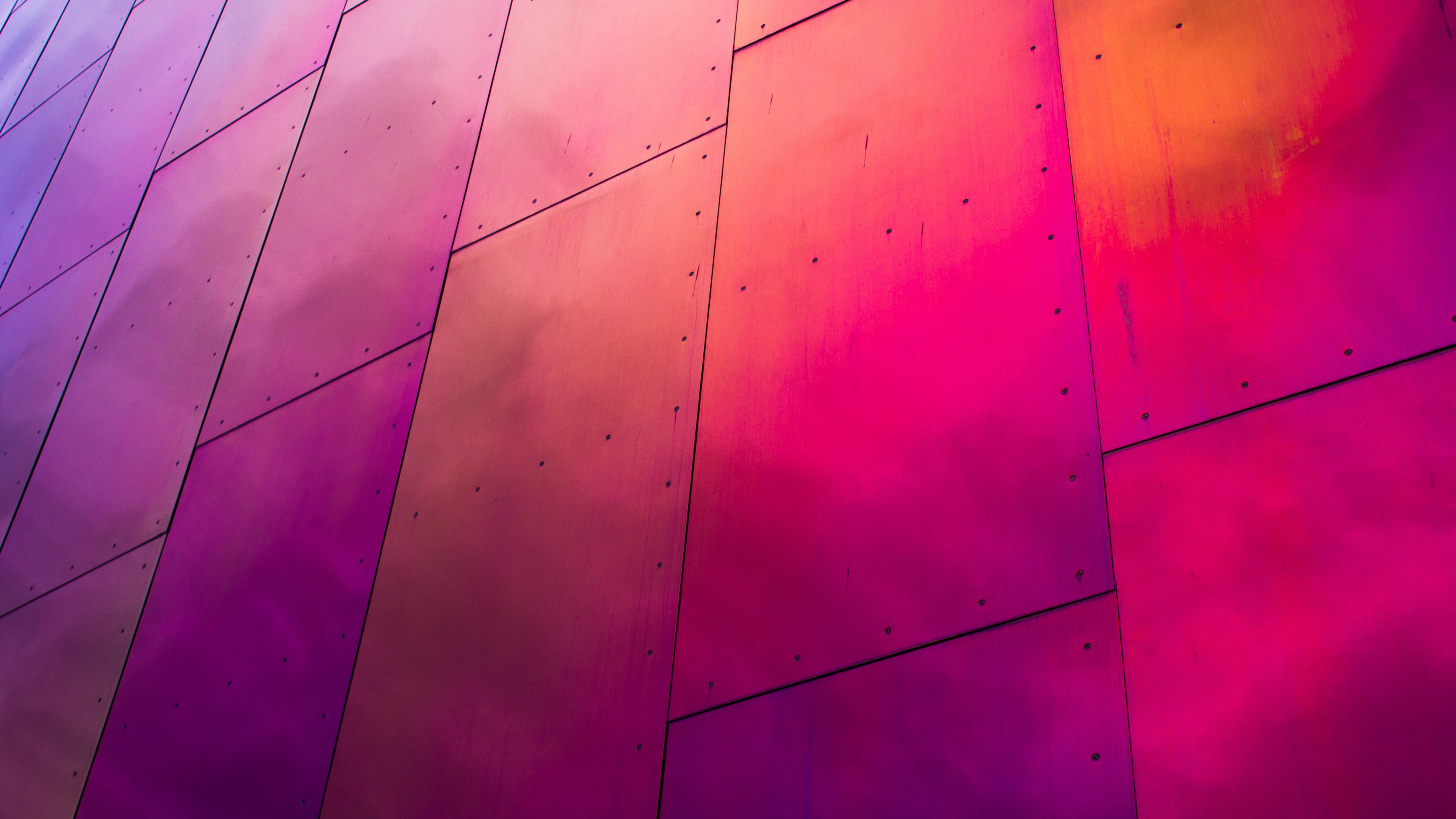 Обои пурпур, дизайн, синий, узор, красочность в разрешении 3840x2160