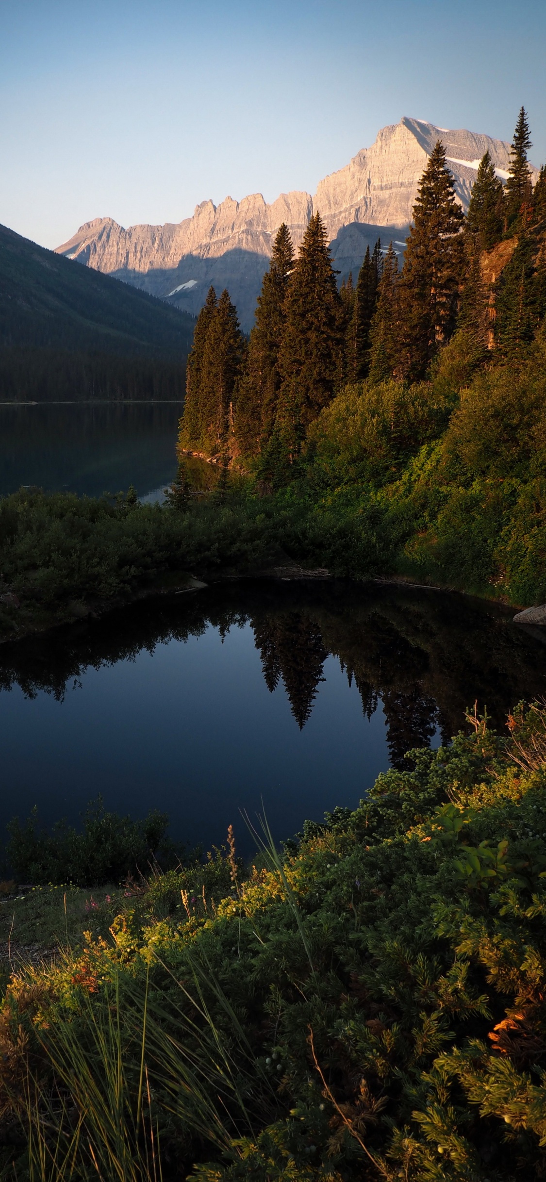 Обои религиозный текст, Озеро Жозефина, Озеро Гриннелл, Верхнее озеро Гриннелл, Озеро Ту Медисин в разрешении 1125x2436