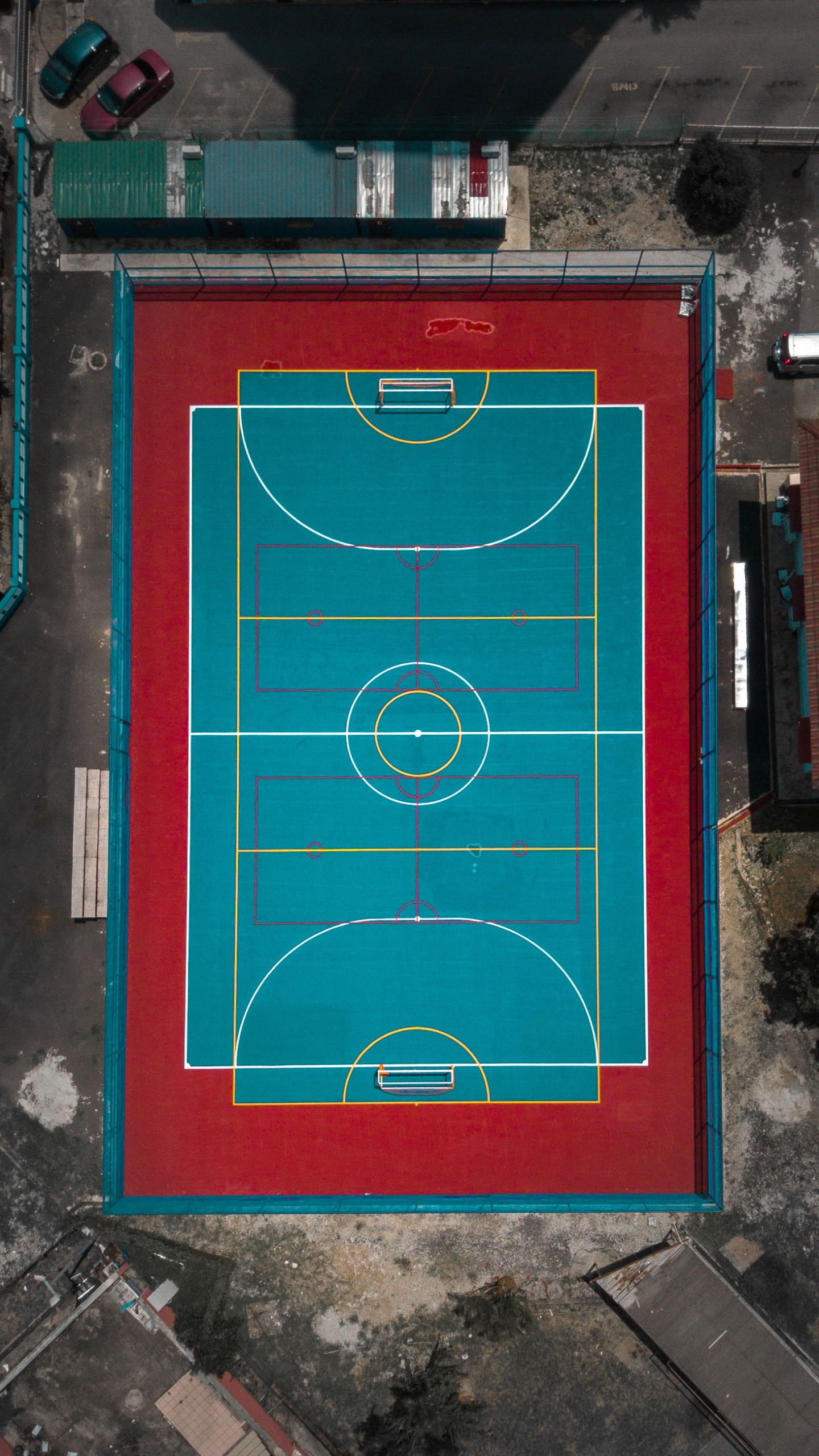 Обои игры, Энфилд, Футзал, баскетбольная площадка, тангаж в разрешении 1440x2560