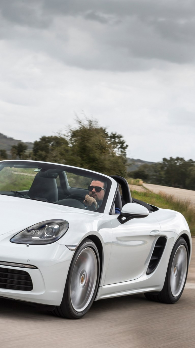 Обои porsche boxster, Порше Кайман, Порше, авто, спорткар в разрешении 750x1334